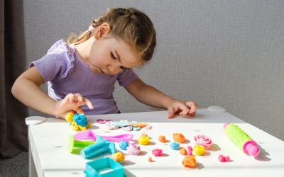 3d claying - niña con tortuga